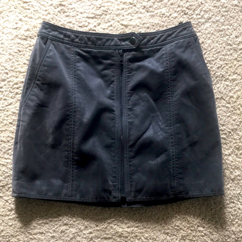Free People Faux leather skirt